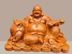 tượng di lặc ngồi - nhìn thẳng