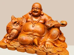 tượng di lặc ngồi - góc phải