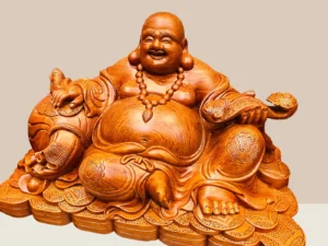 tượng di lặc ngồi - góc phải