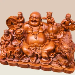 tượng di lặc ngồi ngũ phúc - thumbnail