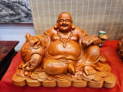 tượng di lặc ngồi - chính diện