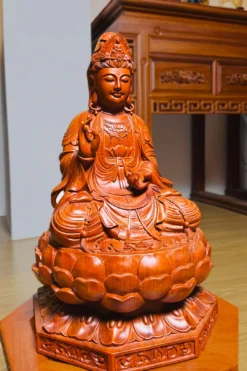 tượng phật bà quan âm - góc trái