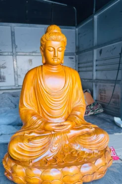 tượng phật thích ca thiền - góc trái