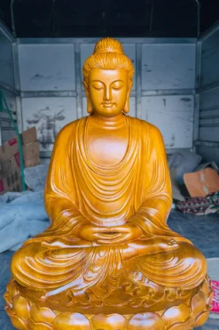 tượng phật thích ca thiền - chính diện