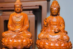 tượng thích ca và quan âm