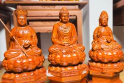 tượng sa bà tam thánh - góc nghiêng trái