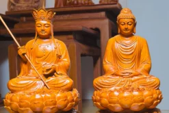 tượng địa tạng và thích ca