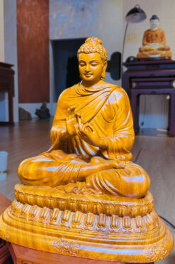 Tượng Bổn Sư Thích Ca chuyển pháp - góc chụp phải