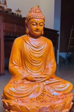 Tượng Thích Ca Đẹp - cận trái